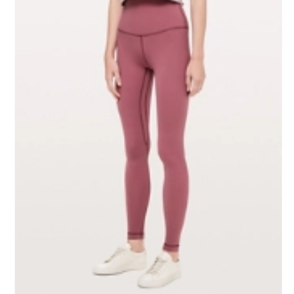 lululemon athletica Align High-Waist Leggings in Misty Merlot (Dusty Rose Pink)